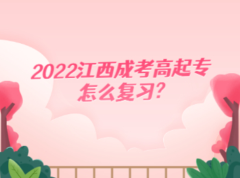 2022江西成考高起專怎么復習